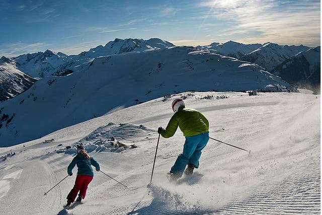 Powder room: skiers assail the pristine slopes of Whistler