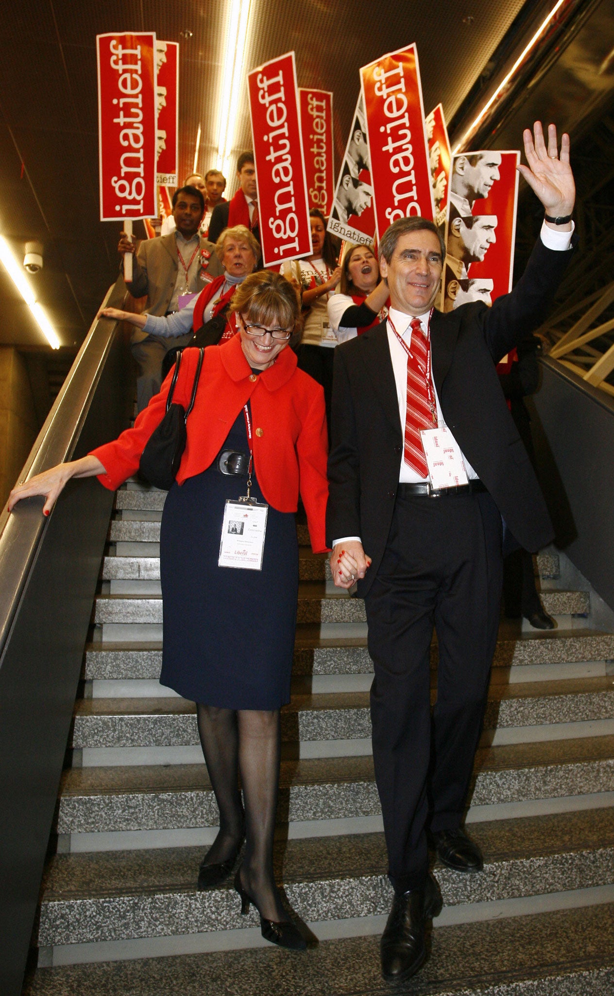 Pursuing the 'flame of power': Michael Ignatieff and his wife Zsuzsanna Zsohar in Montreal, 2006