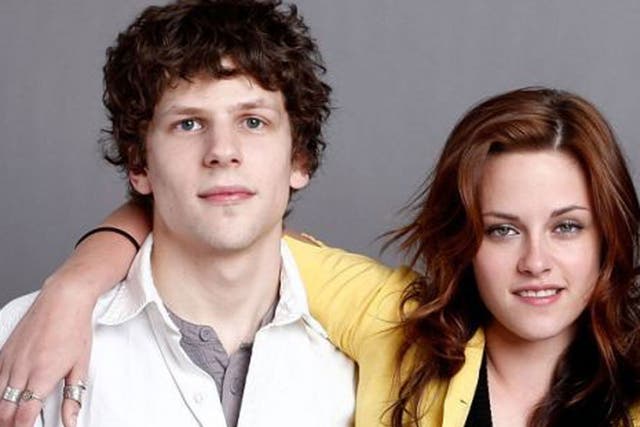 Kristen Stewart (right) and Jesse Eisenberg (left) will team up again for action comedy American Ultra