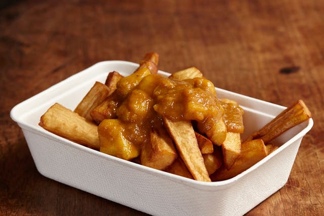 Parsnip chips with curry and apple