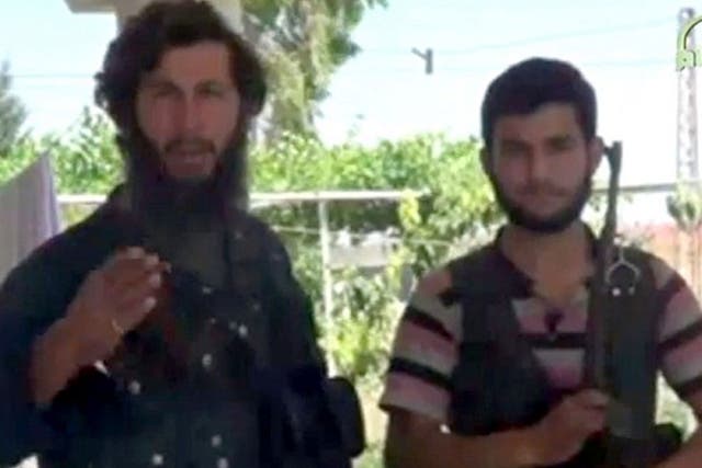 Mohammed Fares (left), was an anti-government fighter and member of Ahrar al-Sham