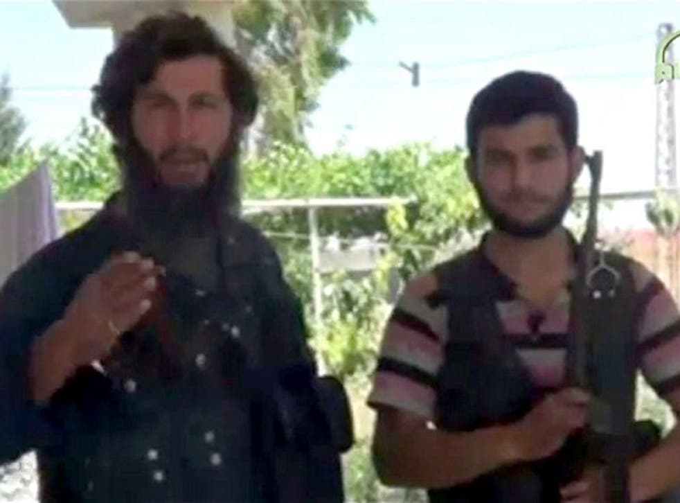 Mohammed Fares (left), was an anti-government fighter and member of Ahrar al-Sham