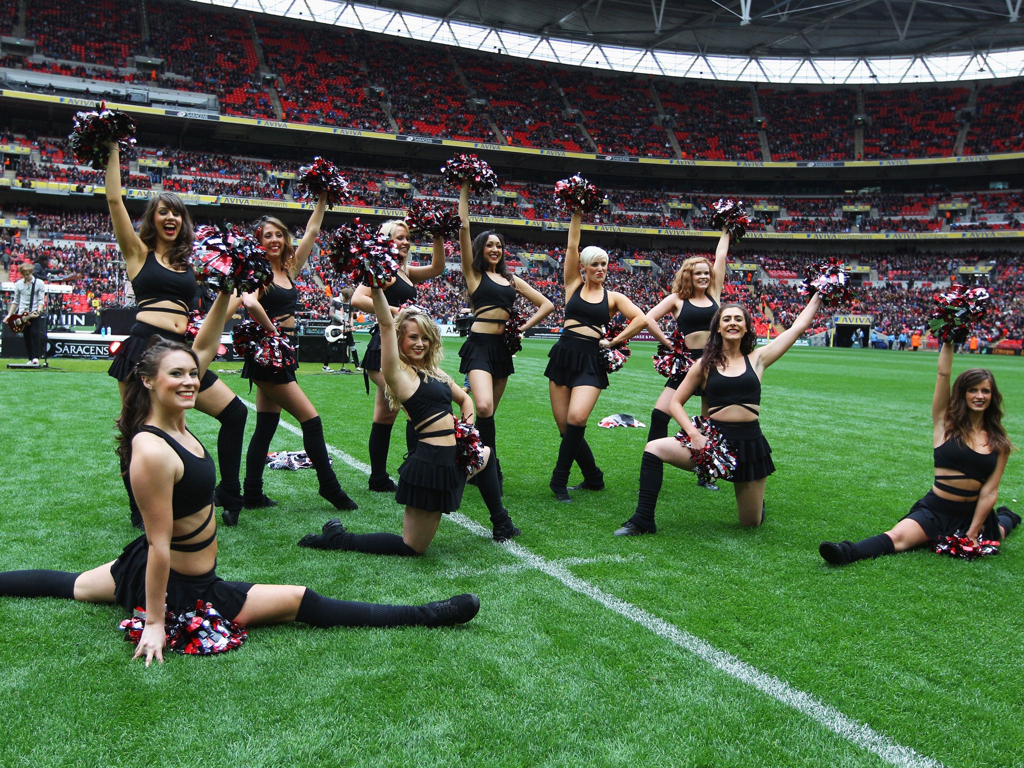 The Saracens Sensations have entertained crowds at half-time for a number of years