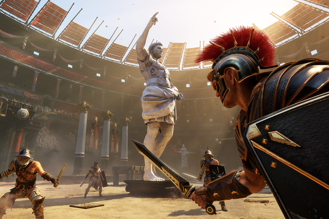 Ryse: Son of Rome (pictured) is a swords'n'sandals epic and an Xbox One exclusive.