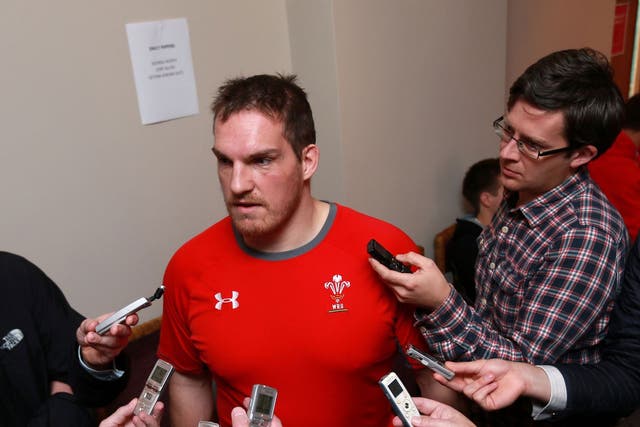 Gethin Jenkins has been the centre of attention in the Wales camp this week 