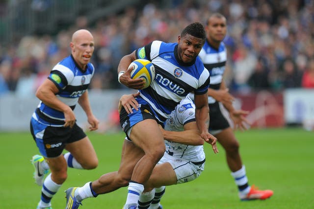 Kyle Eastmond will not be returning to rugby league says his current club Bath after he left their match against Sale at half-time