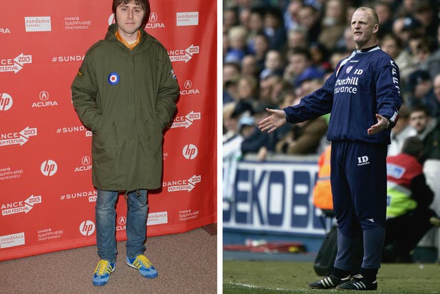 James Buckley has been caught up in a Twitter row with Iain Dowie's son Oliver over a Crystal Palace return