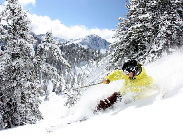 Flake escape: On the slopes in Utah