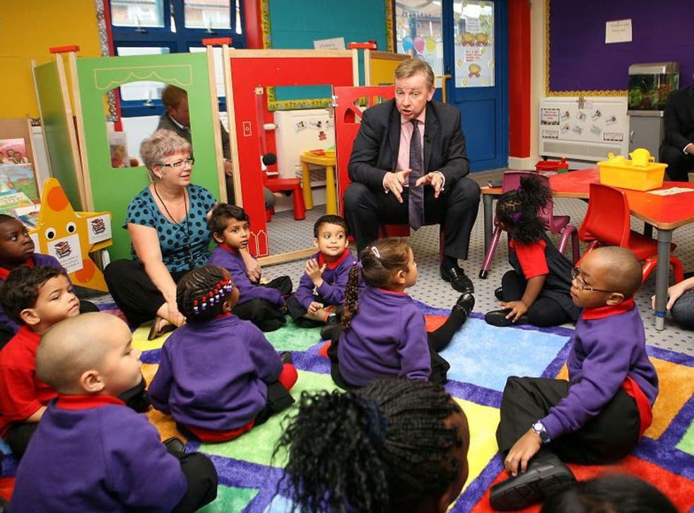 Early learning: Michael Gove is said to have sympathy with the views of Professor Robert Plomin