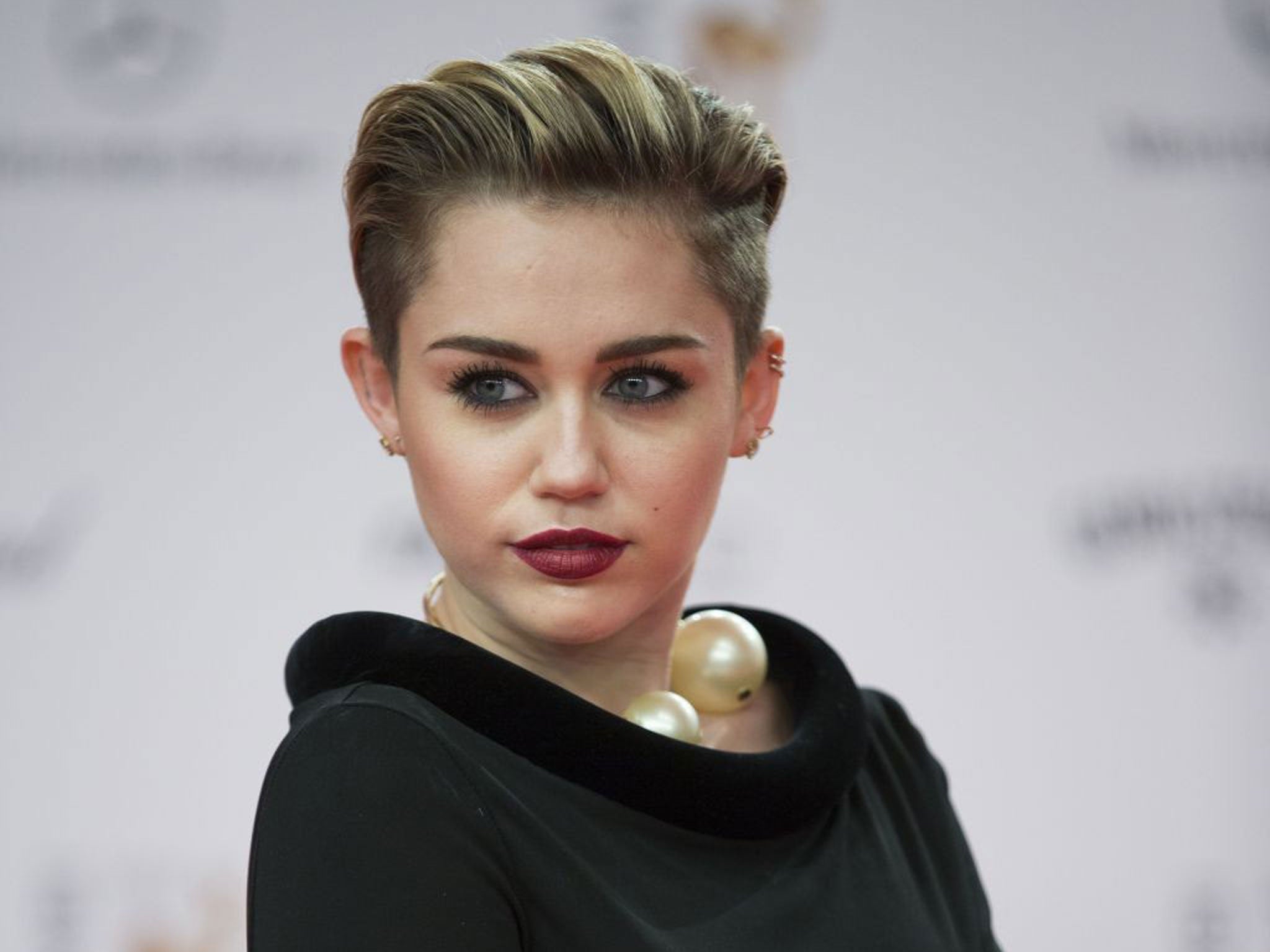 Power in pop: Miley Cyrus at a recent red carpet event