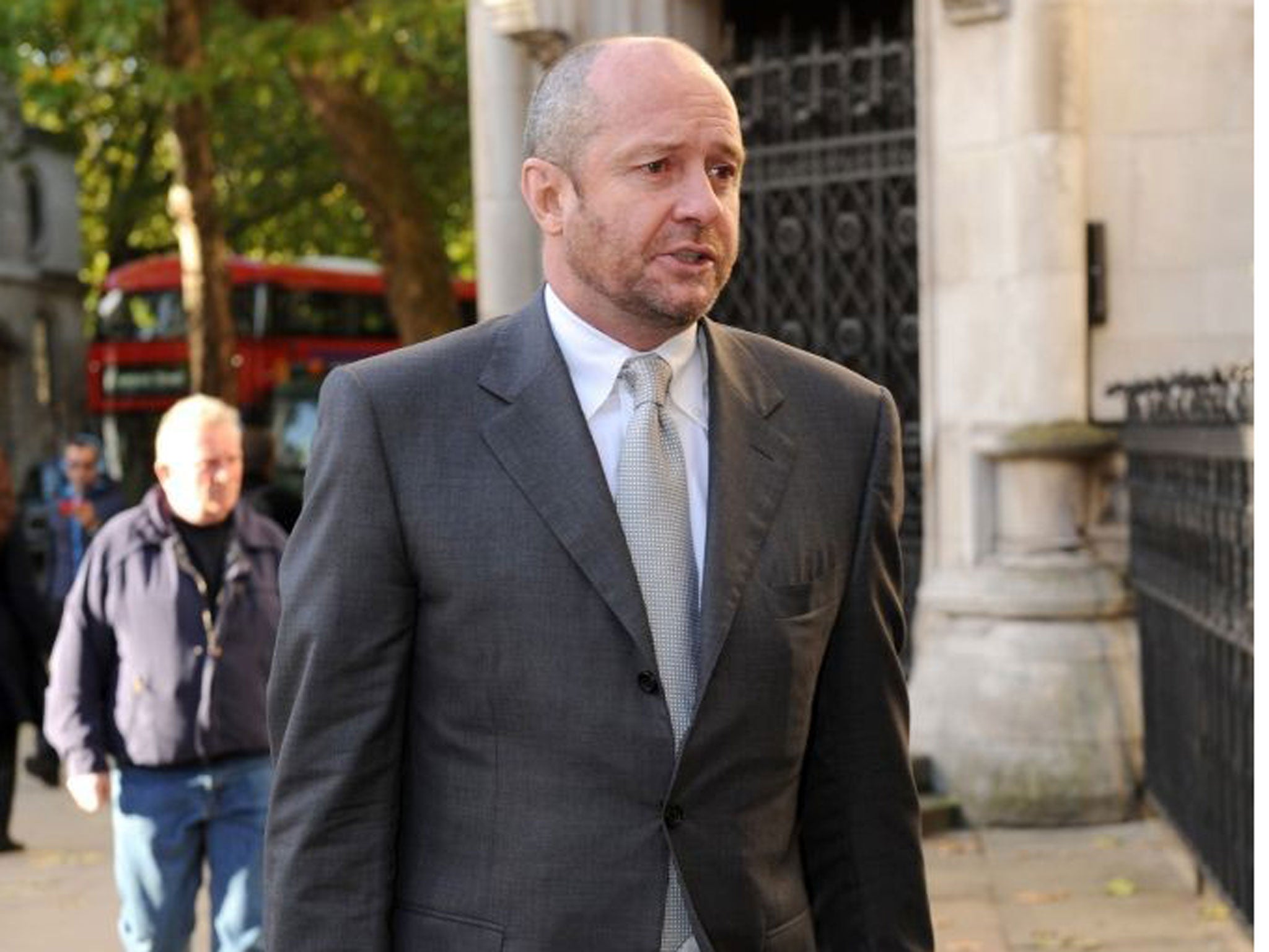 Scot Young arriving at the High Court