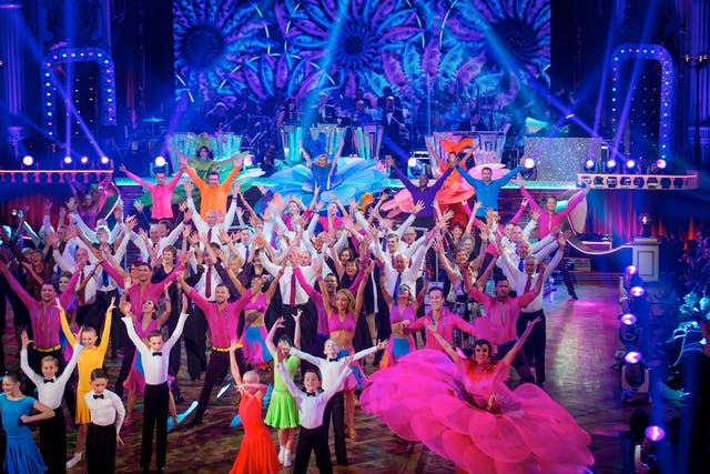 A stunning group dance opened the show at Blackpool's Tower Ballroom