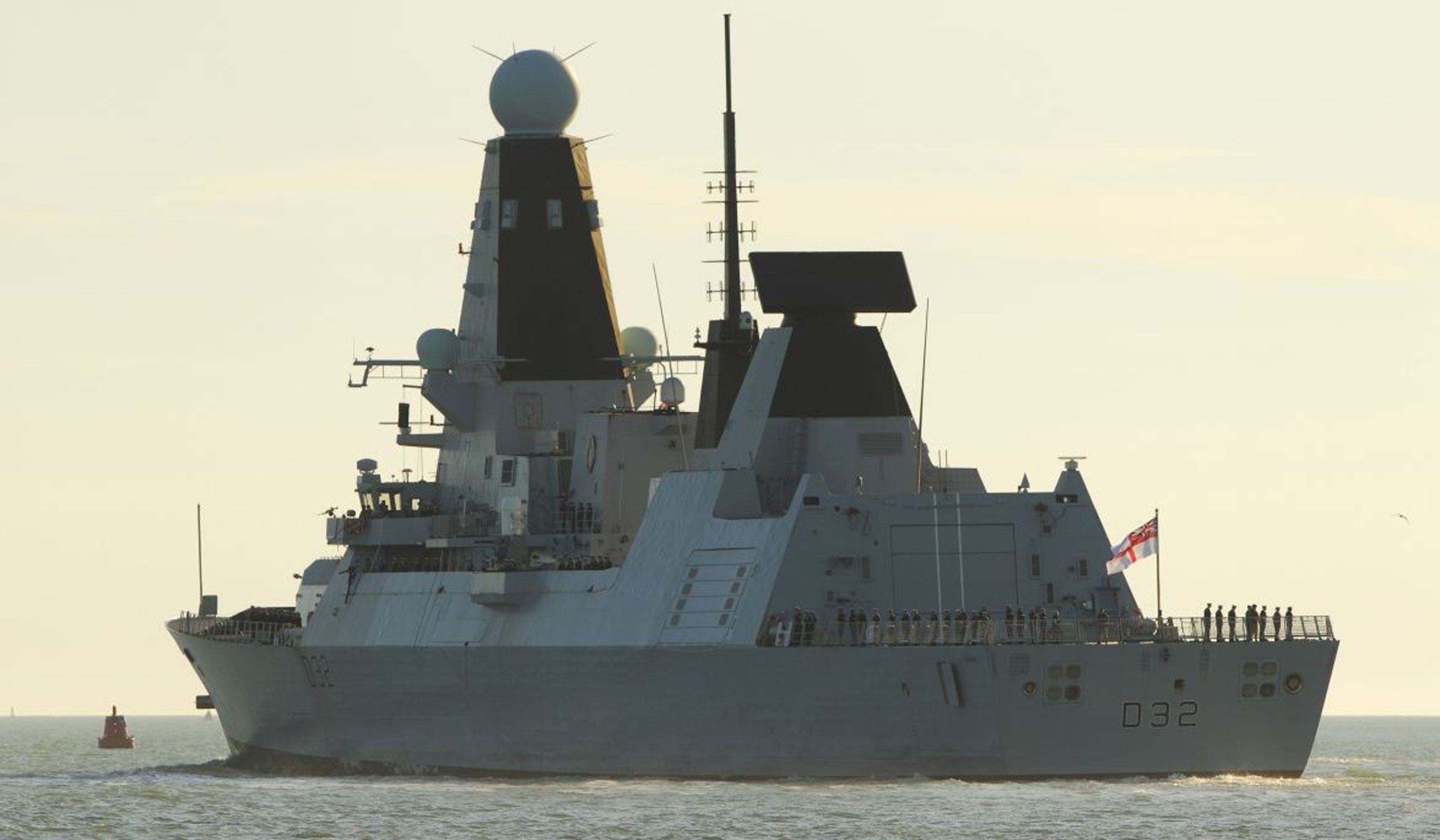 HMS Daring is one of six Type 45 destroyers in the British fleet