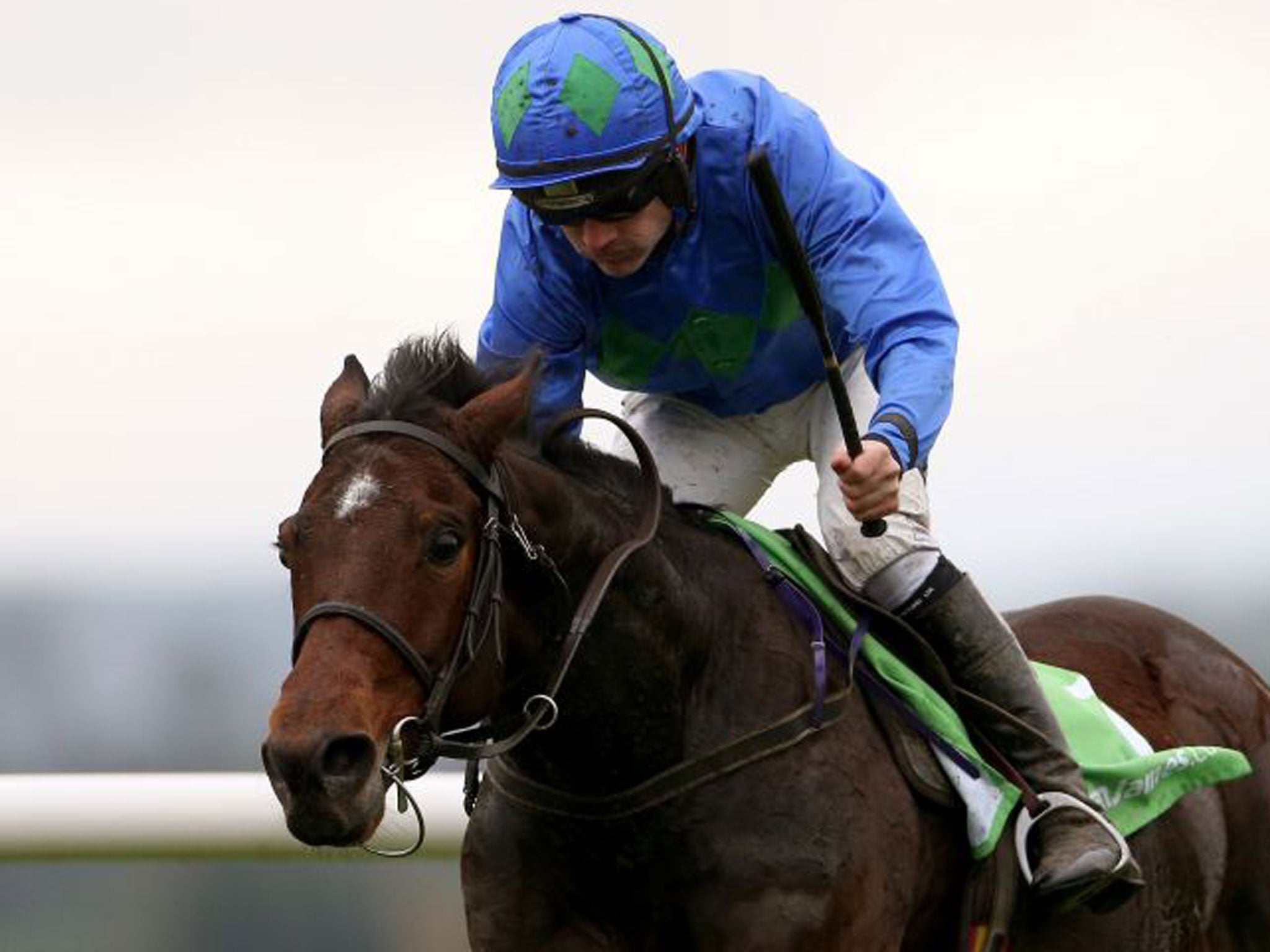 Hurricane Fly ridden by Ruby Walsh crosses the finish line to win the Stanjames.com Morgiana Hurdle on Sunday