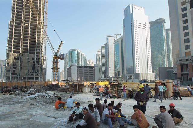 Foreign workers in Qatar are beholden to employers who sponsor their visas