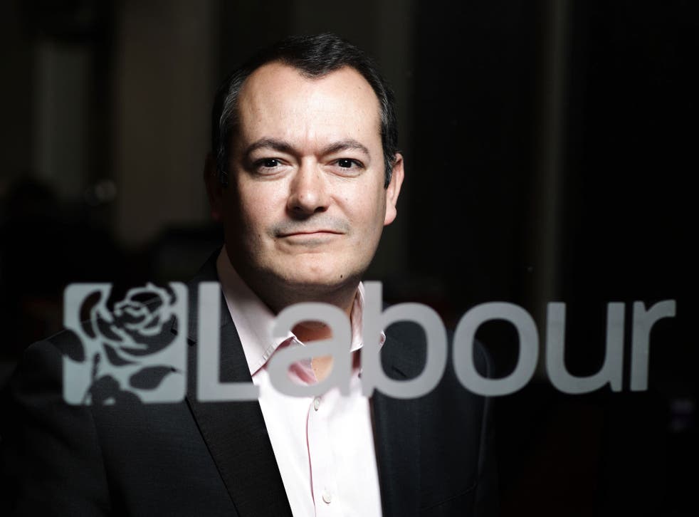 Michael Dugher, heading Labour’s election campaign, at the London HQ