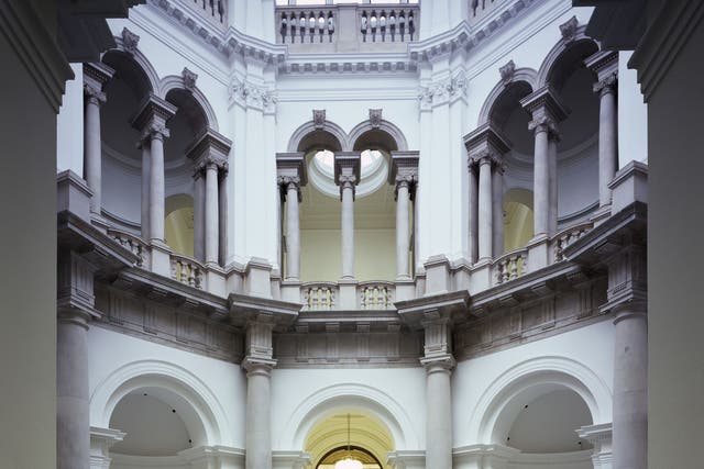 Tate Britain's new lower level rotunda. Courtesy Caruso St John and Tate