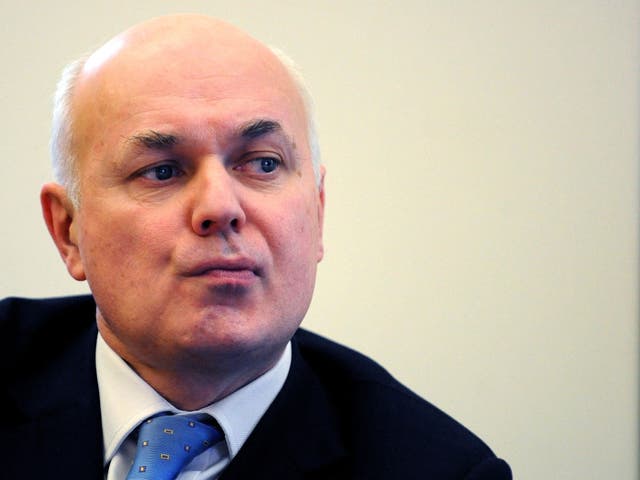 Iain Duncan Smith: The Work and Pensions Secretary has labelled it 'outrageous' that Norman Brennan had been in Spain for five years