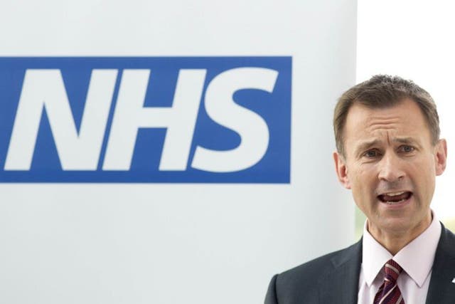 Health Secretary Jeremy Hunt said the quality of NHS care at weekends was 'completely unacceptable'