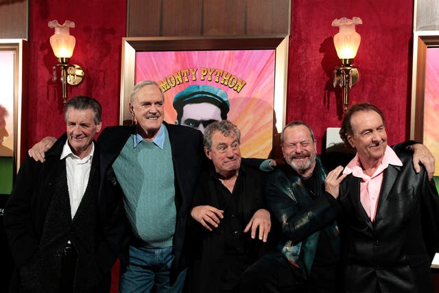 The five remaining members of Monty Python