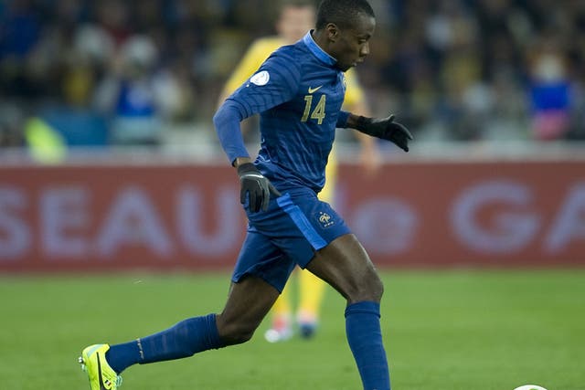 Blaise Matuidi in action during the first leg against Ukraine on Friday