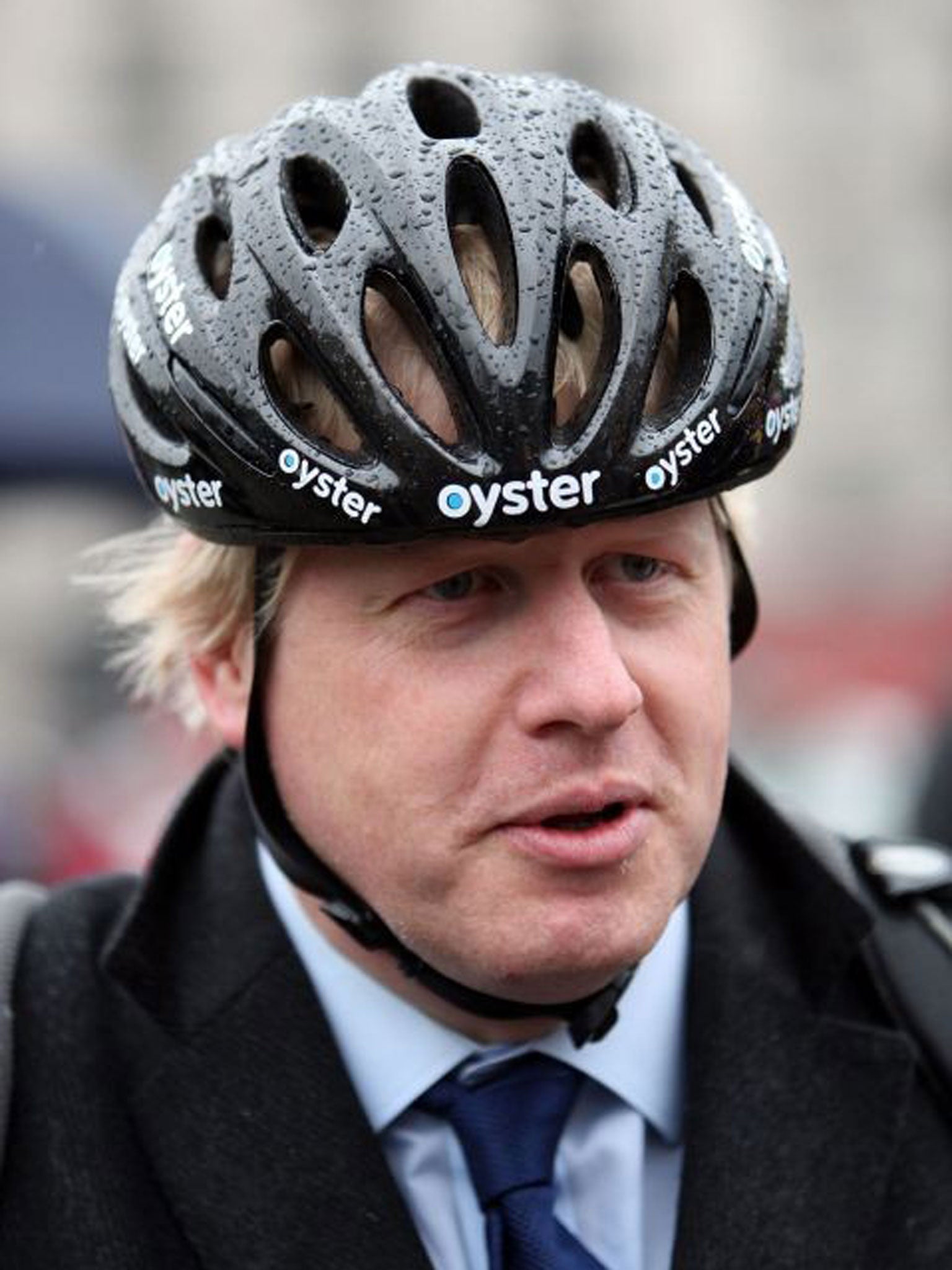 The Mayor of London Boris Johnson has called cyclists wearing headphones an 'absolute scourge' and said he would not be against banning them