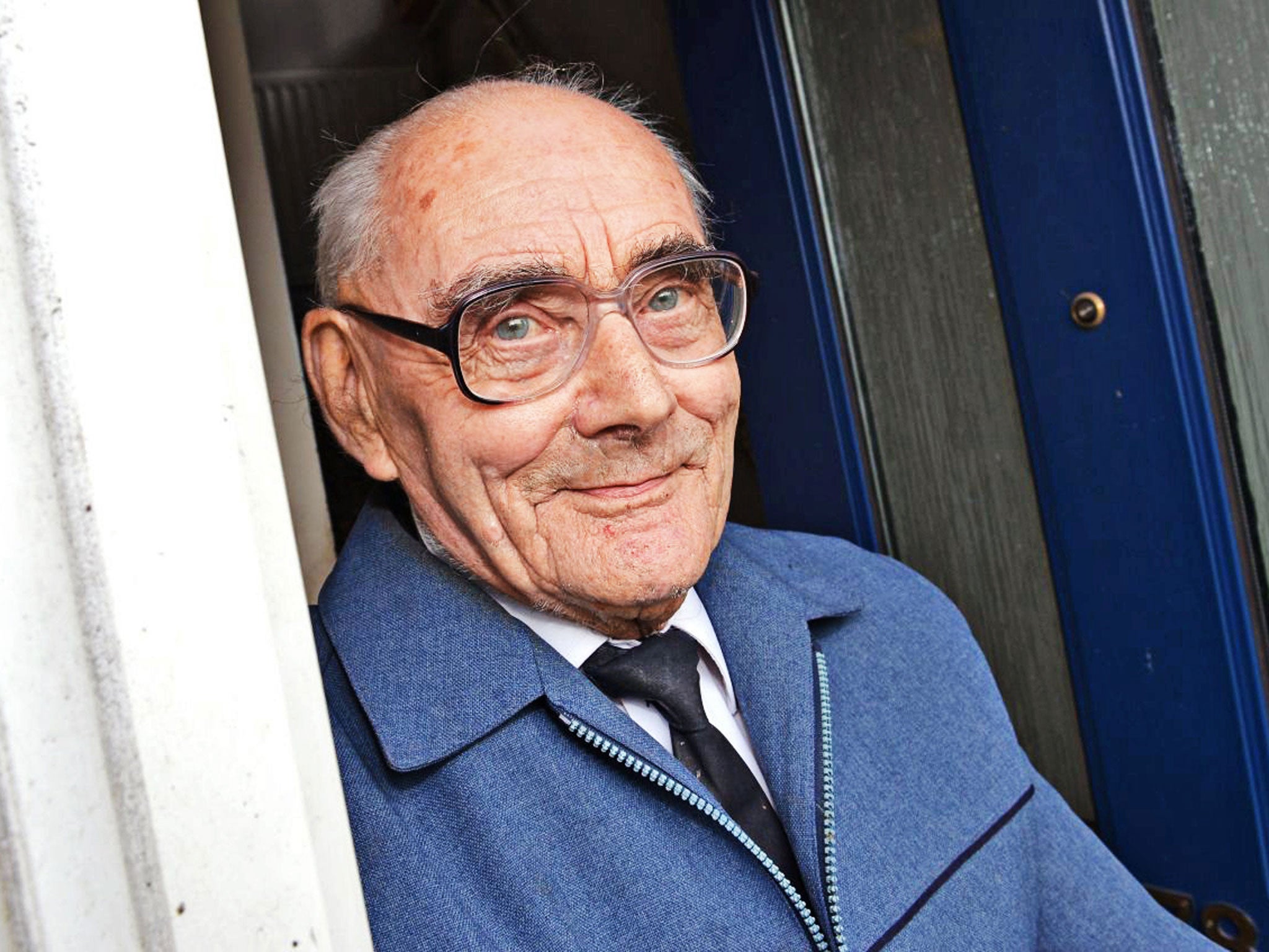 Home boy: Jack Haddock, 86, may be Britain’s most loyal council tenant, having lived in the same house for his entire life