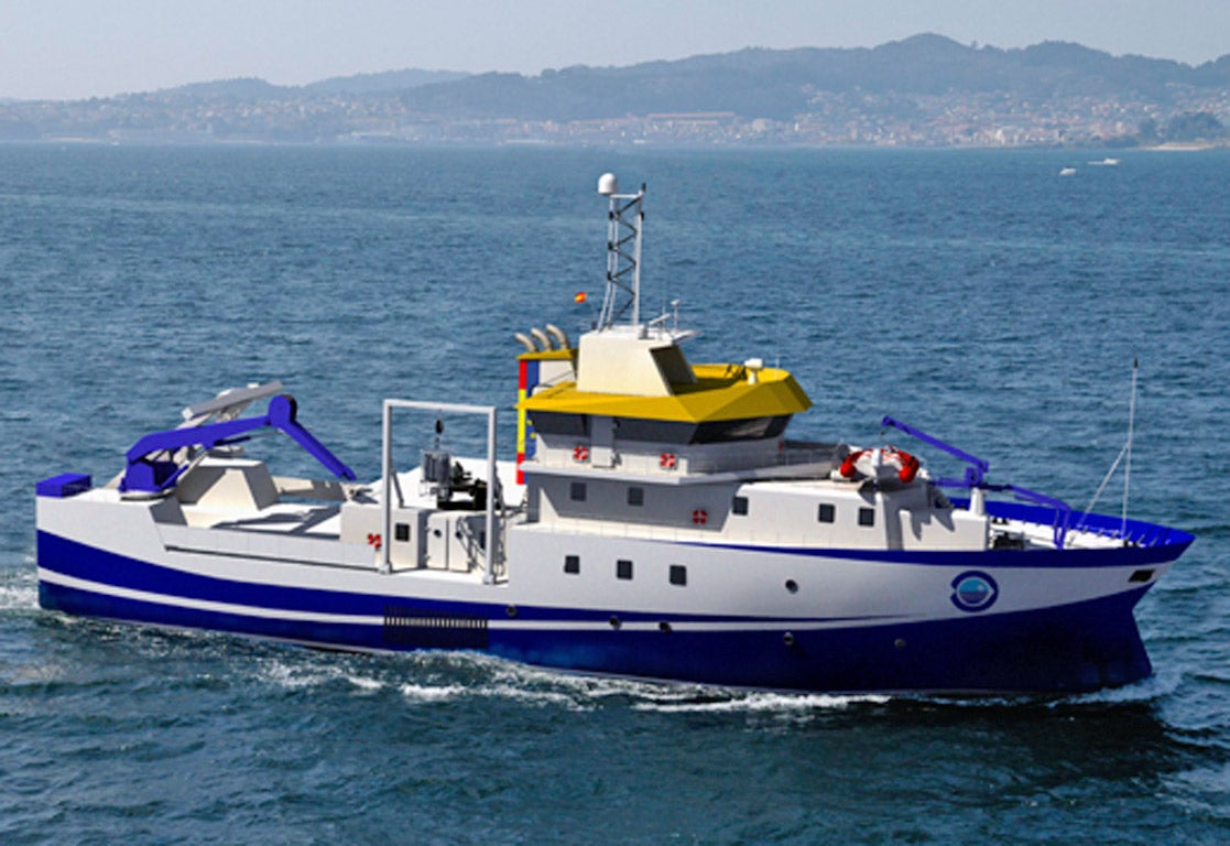 The RV Ramon Margalef is a Spanish state research vessel