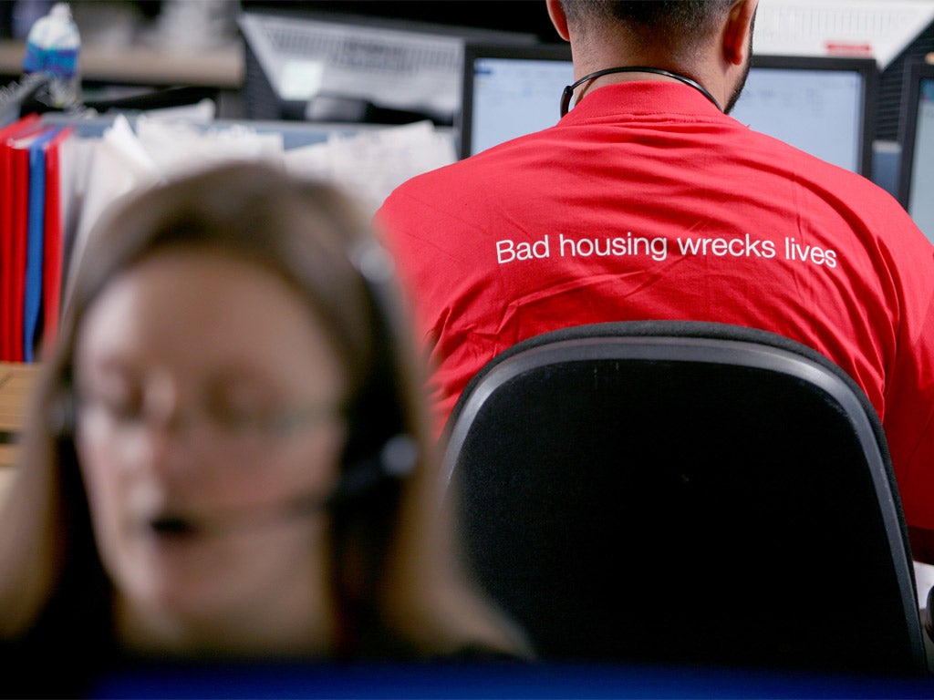 Shelter is expecting a surge in calls in the run-up to Christmas