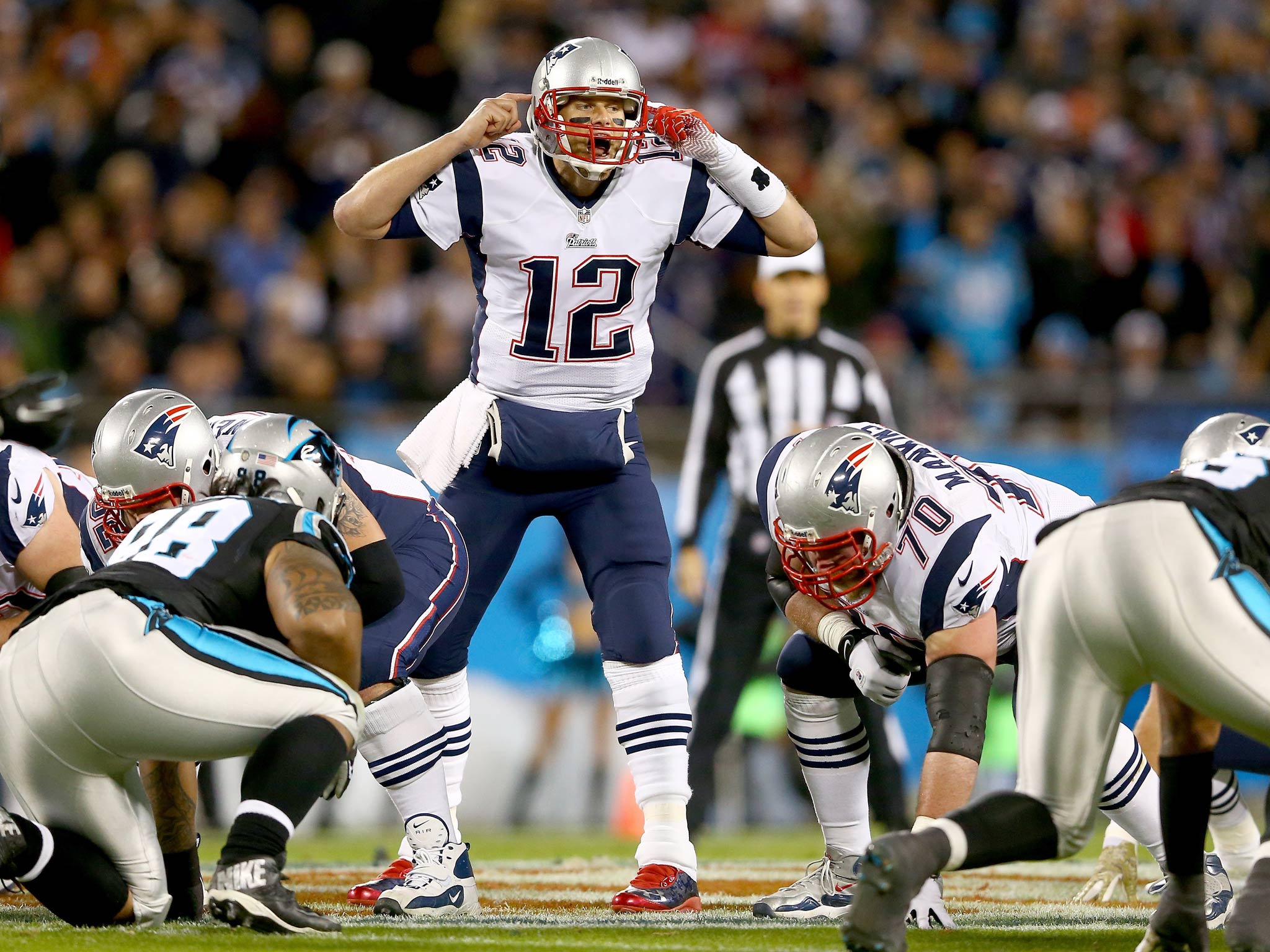 Tom Brady of the Patriots was furious after the defeat to the Panthers