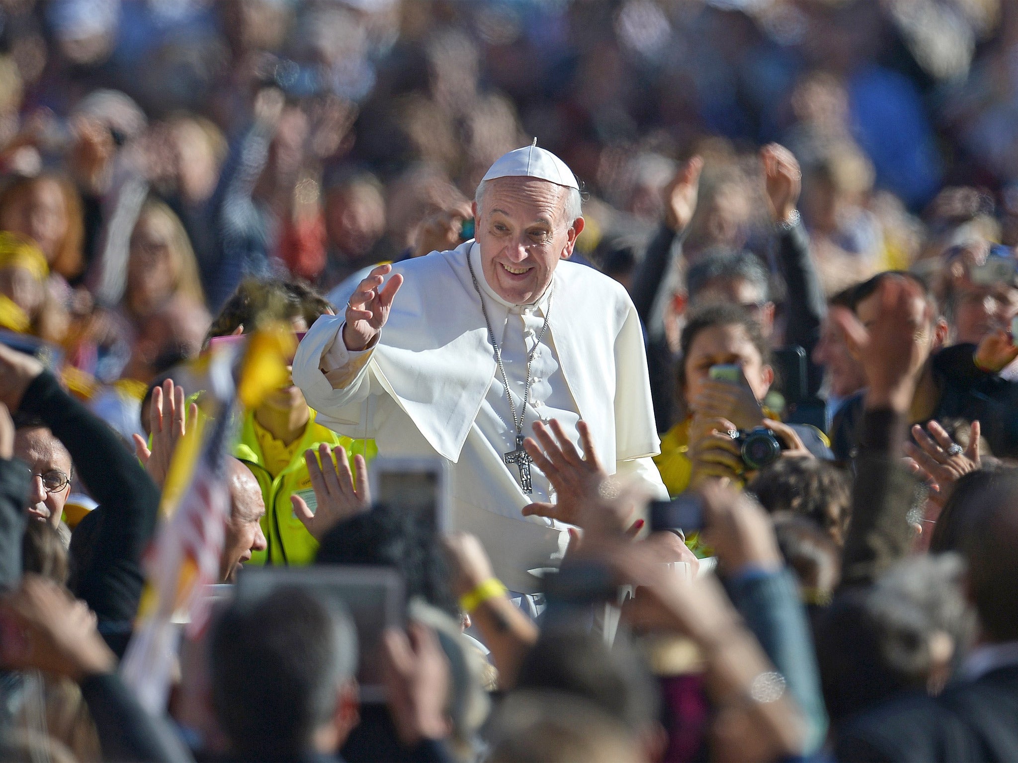 Is Francis the first pop star Pope?
