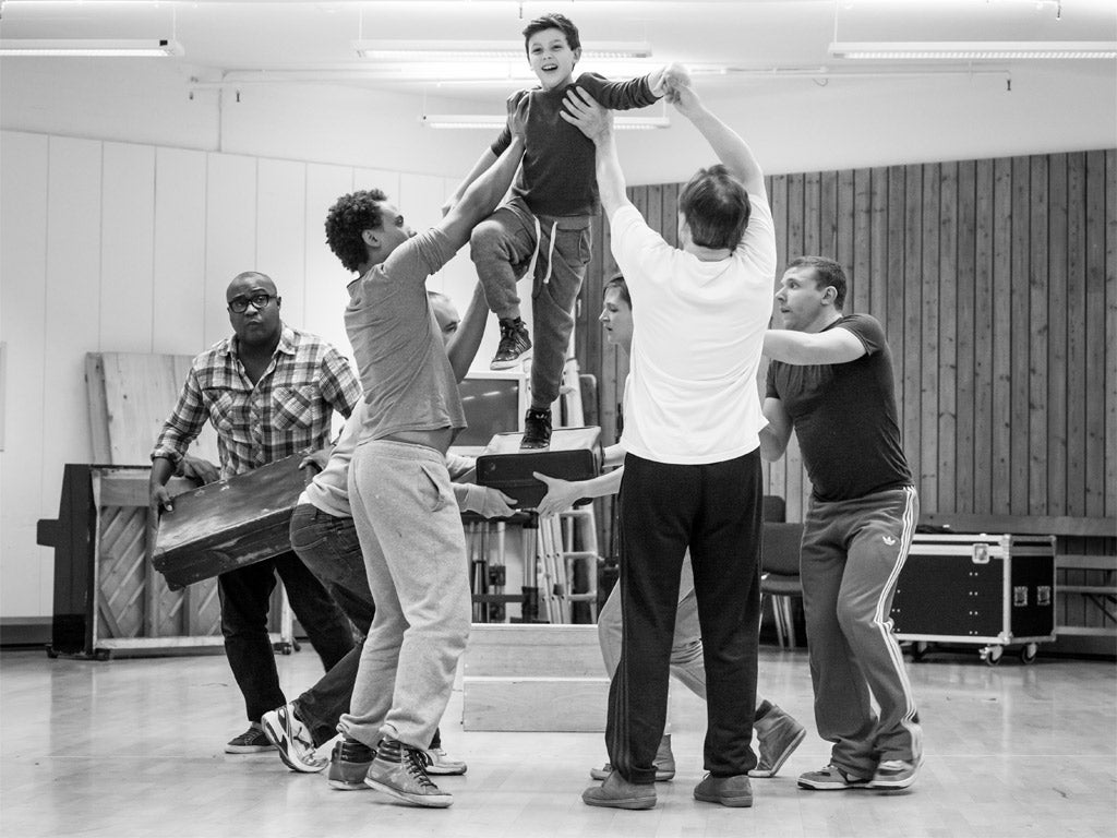 Rehearsals for the new show at the National Theatre