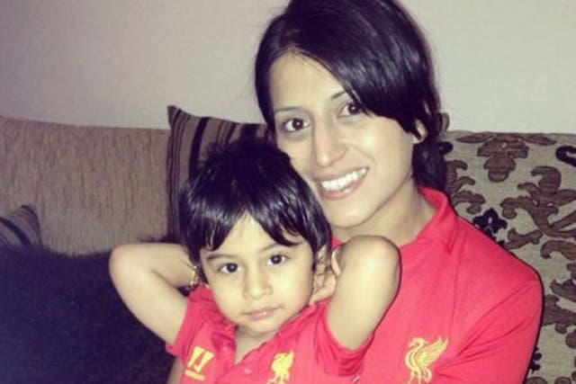 A photo issued by Anthony Nolan trust of Gaurav Bains from  Tipton in the West Midlands, with his mother Gurprit Bains 