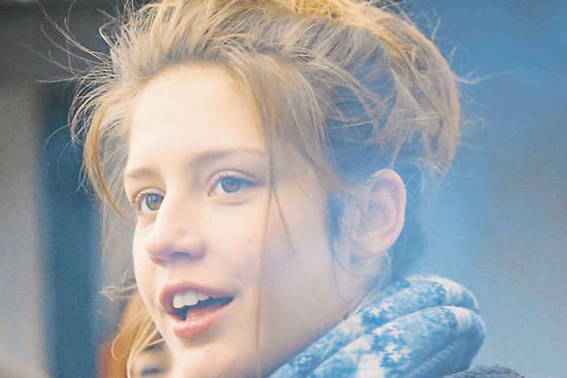 The look of love: Adèle Exarchopoulos stars in the drama ‘Blue Is the Warmest Colour’