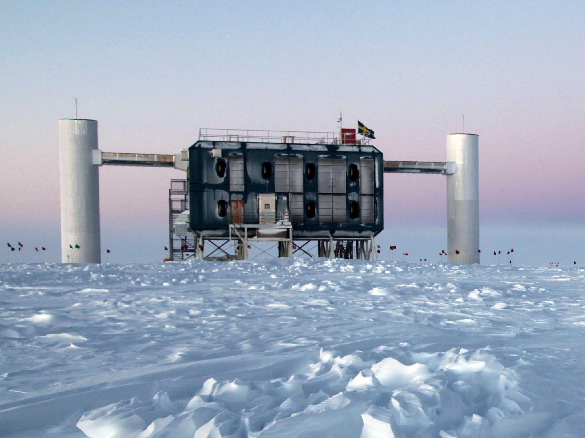 The IceCube Laboratory at the Amundsen-Scott South Pole Station, Antarctica