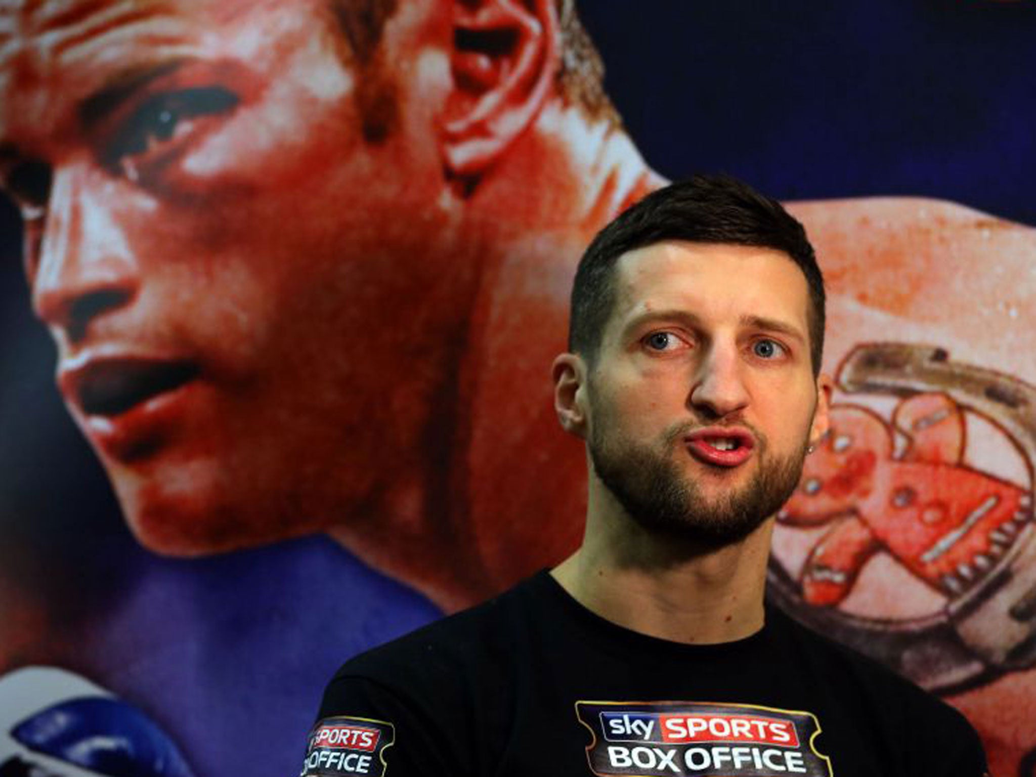 Carl Froch (above) said that George Groves has been ‘pathetic’