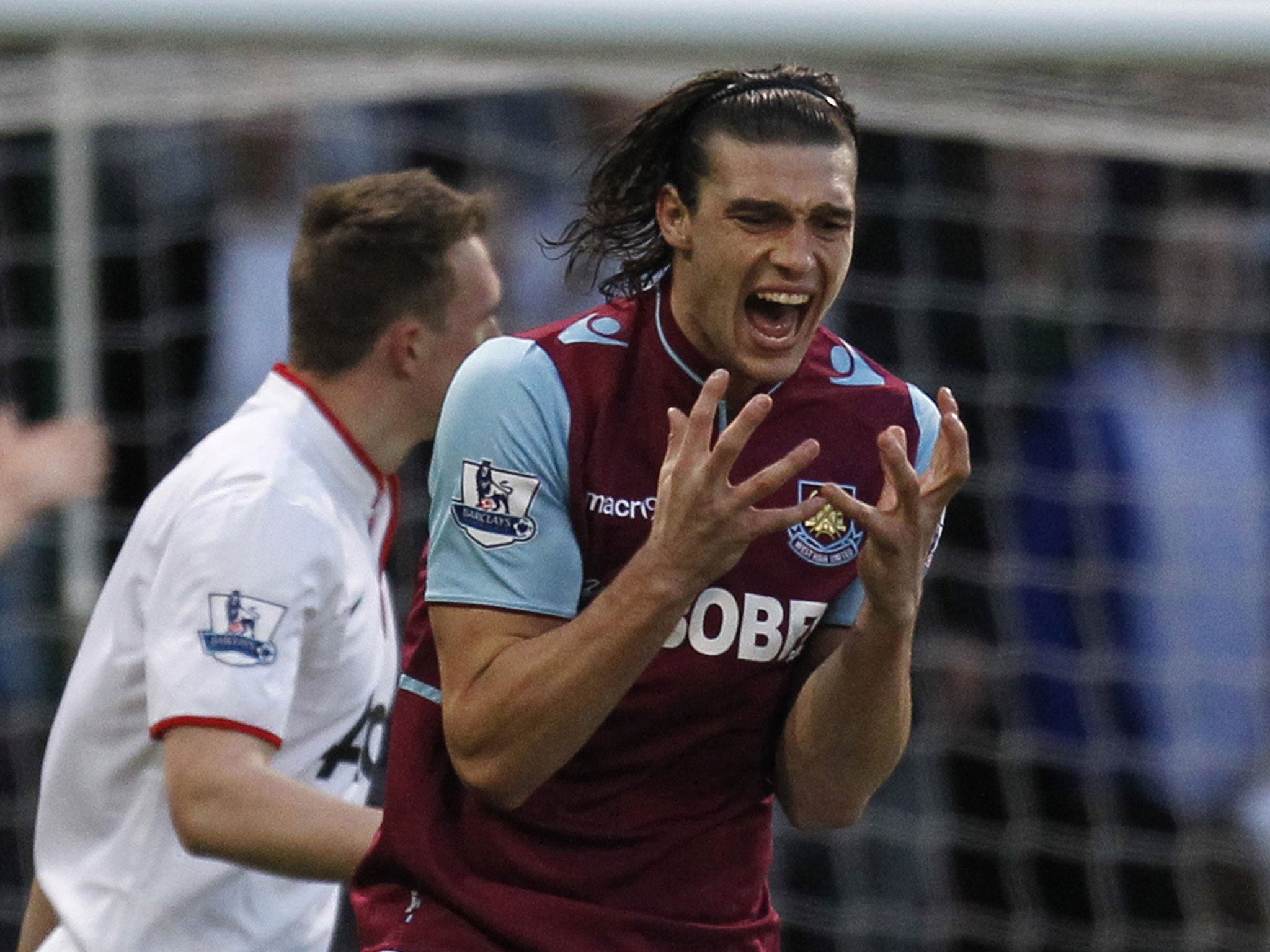 Andy Carroll is yet to play a game for West Ham since making his loan move permanent