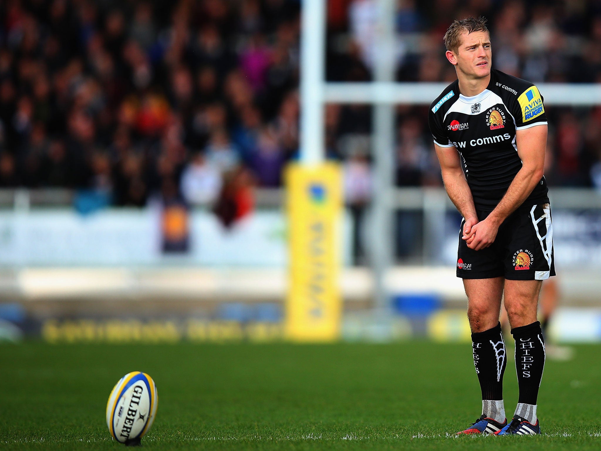 Gareth Steenson has been a key factor in Exeter's impressive rise to the Premiership top four