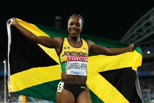 Jamaica's two-time Olympic 200m gold medalist Veronica Campbell-Brown tested positive for a banned substance earlier this year