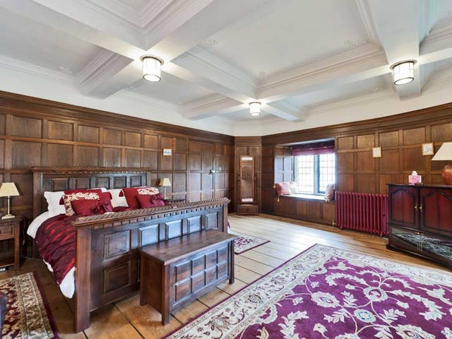 The property's historic bedroom