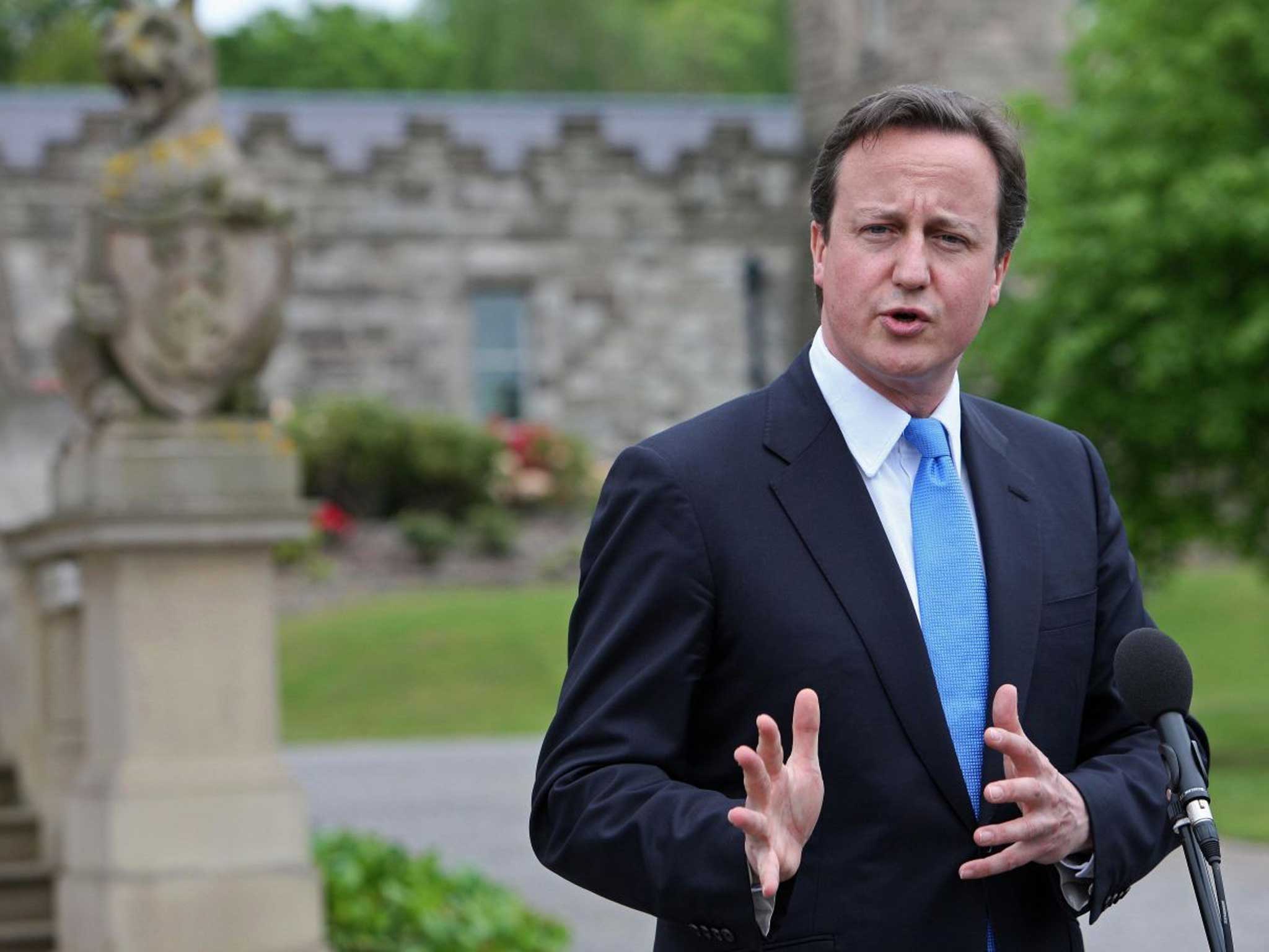 The Prime Minister's original message appears to have vanished, according to Mr Miliband