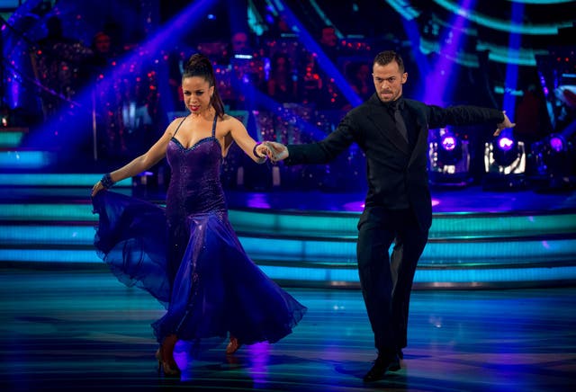 Natalie Gumede dances the tango on Strictly Come Dancing 2013