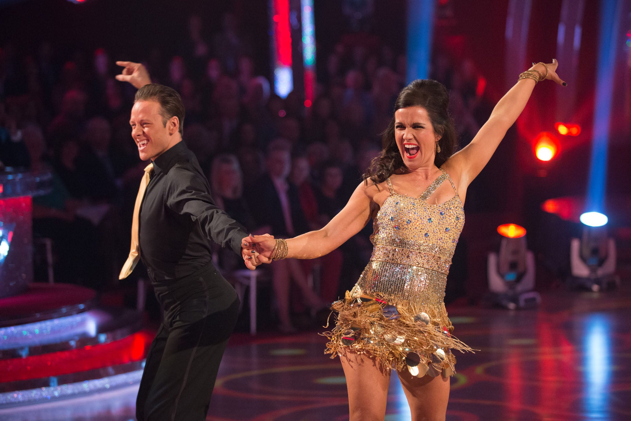 Susanna Reid dances the cha-cha on Strictly Come Dancing 2013