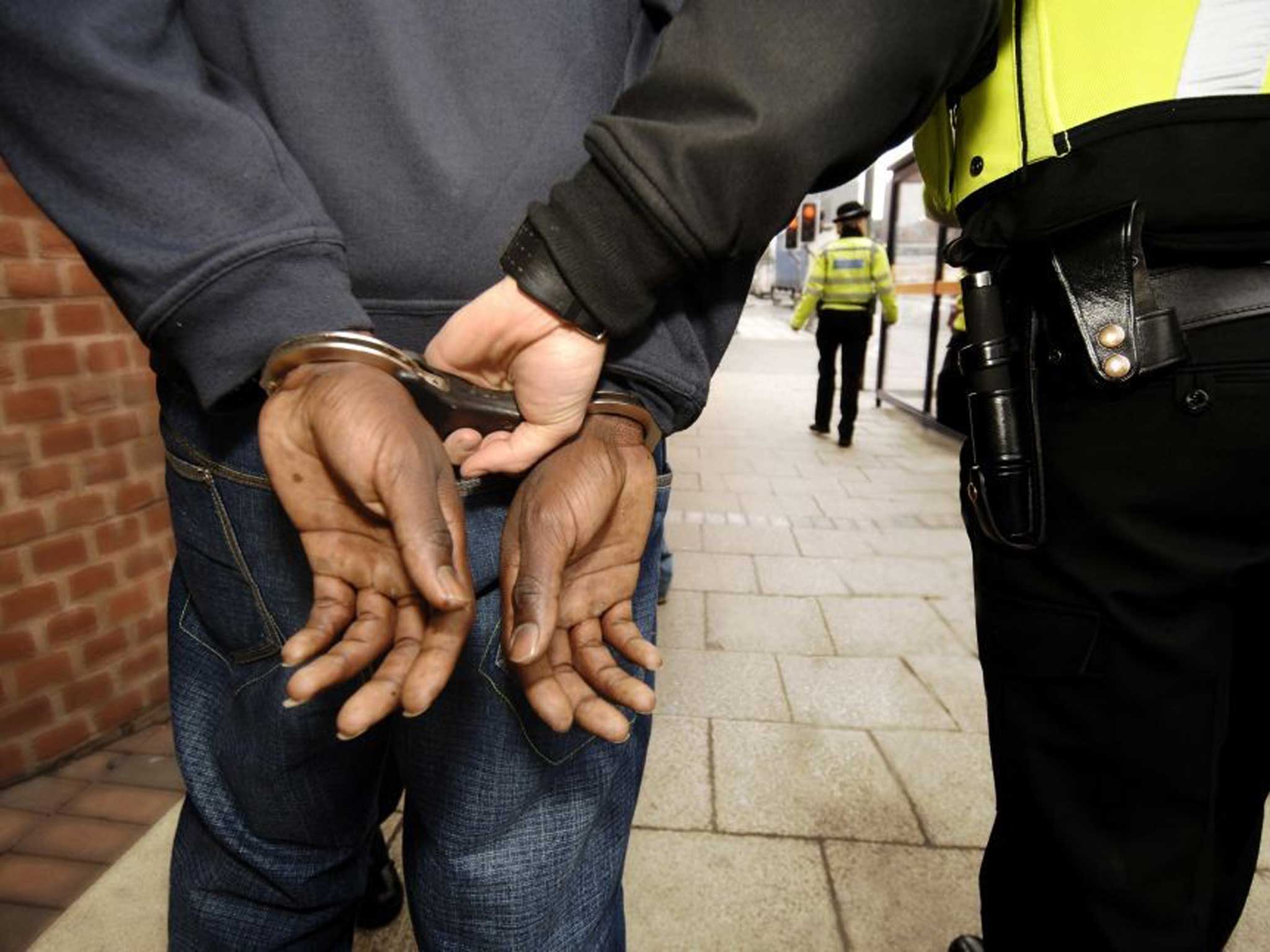 Arrested black people are more likely to go to court than any other ethnic group