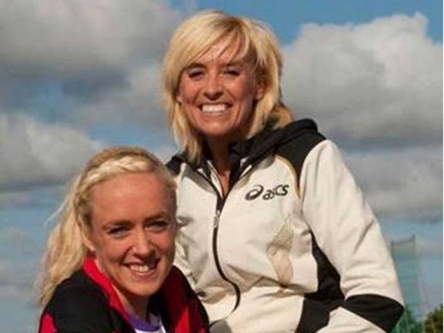 Helping hands: Commonwealth Games gold medallist Liz McColgan (right) now coaches her 22-year-old daughter Eilish, a promising steeplechaser