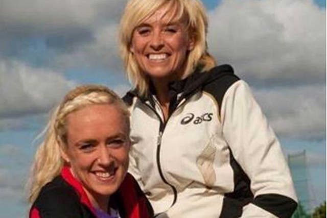Helping hands: Commonwealth Games gold medallist Liz McColgan (right) now coaches her 22-year-old daughter Eilish, a promising steeplechaser