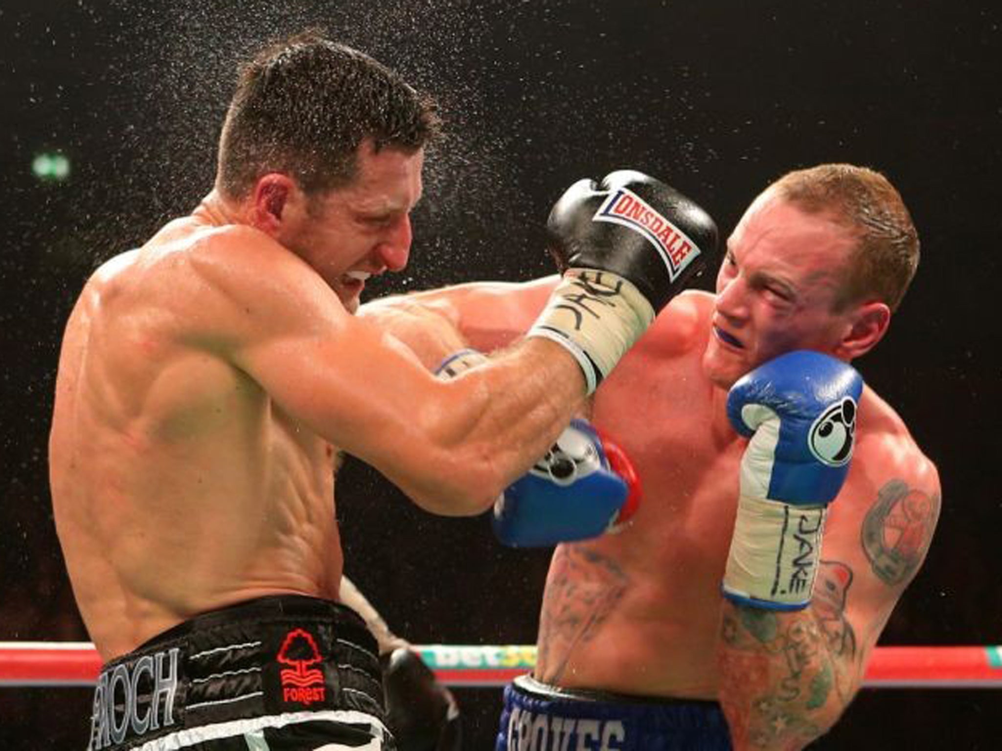 Froch may have mocked Groves' credentials for sharing the same ring during the acrimonious big-fight build-up and appeared to believe he was due an easy and enjoyable night - but it proved anything but