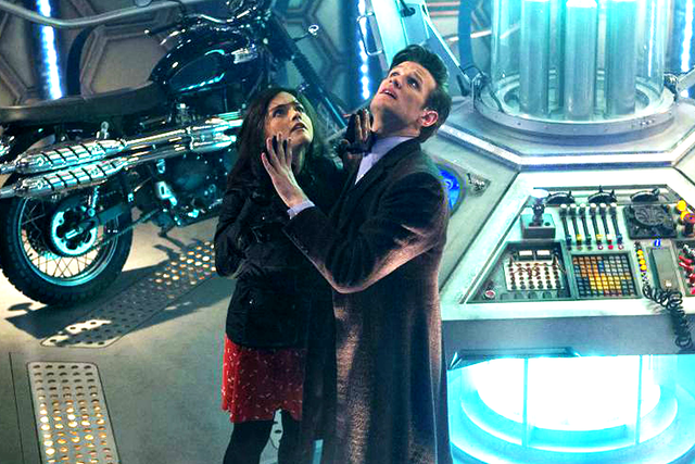 Jenna Coleman and Matt Smith in 'The Day of the Doctor'