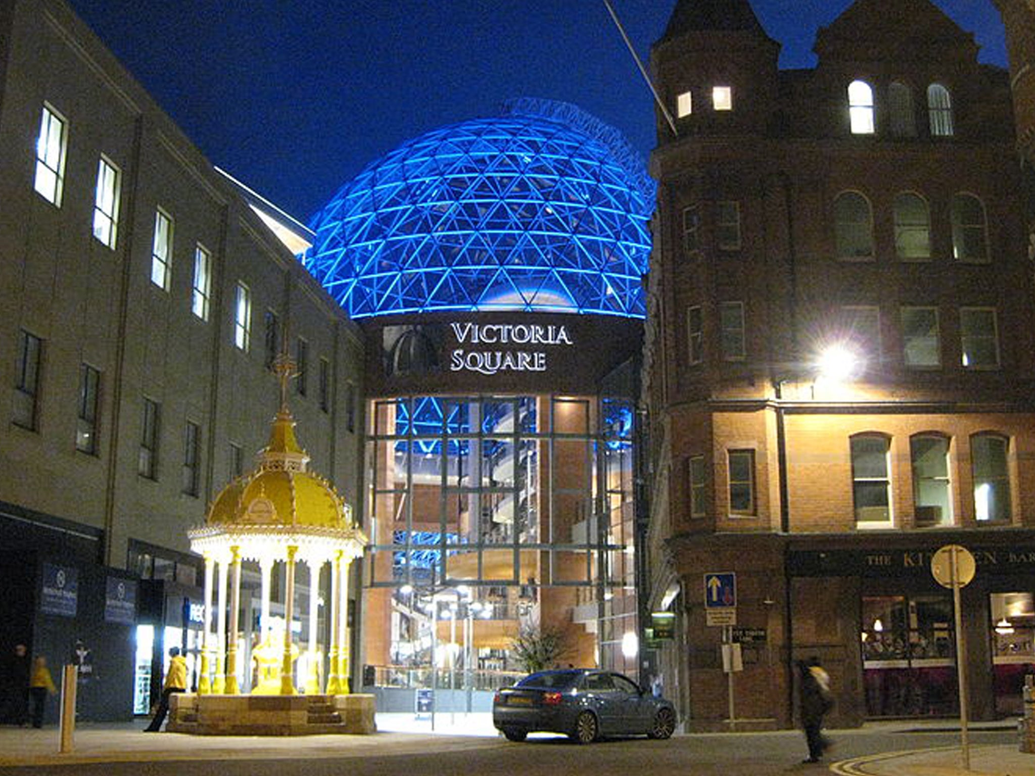 Victoria Square shopping centre, Belfast, pictured in 2008. A bomb exploded at the entrance of an underground car park at the centre on Sunday