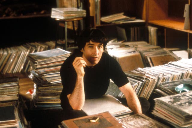 For music lovers: John Cusack with his vinyl collection in 'High Fidelity'